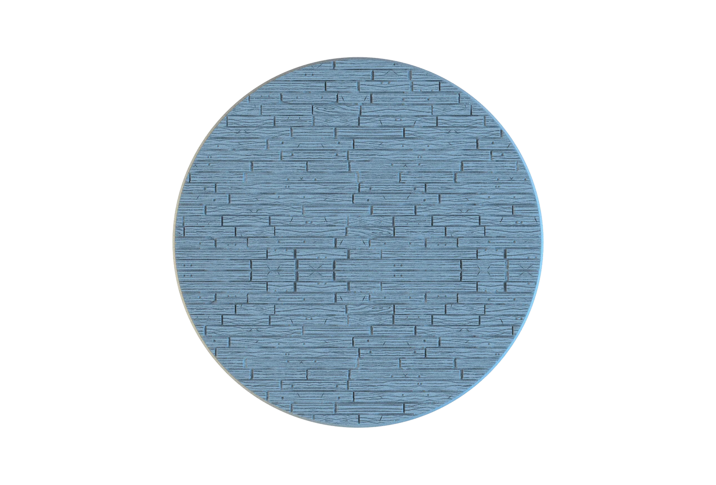 Wooden Floor Circle Resin Bases | Tavern & Castle for D&D, Warhammer, Wargaming