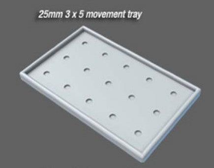 25mm Square Base Movement Trays – Premium PLA Plastic Organizers for Tabletop Wargaming