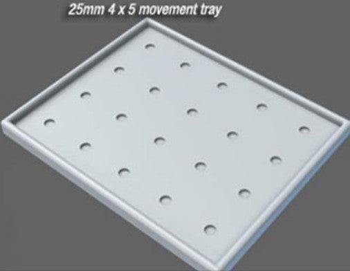 25mm Square Base Movement Trays – Premium PLA Plastic Organizers for Tabletop Wargaming