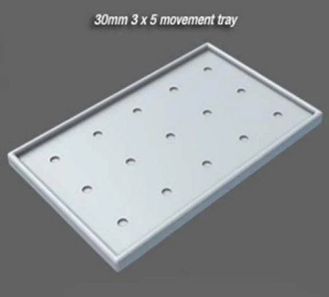 30mm Square Base Movement Trays – Premium PLA Plastic Organizers for Tabletop Armies