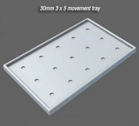 30mm Square Base Movement Trays – Premium PLA Plastic Organizers for Tabletop Armies