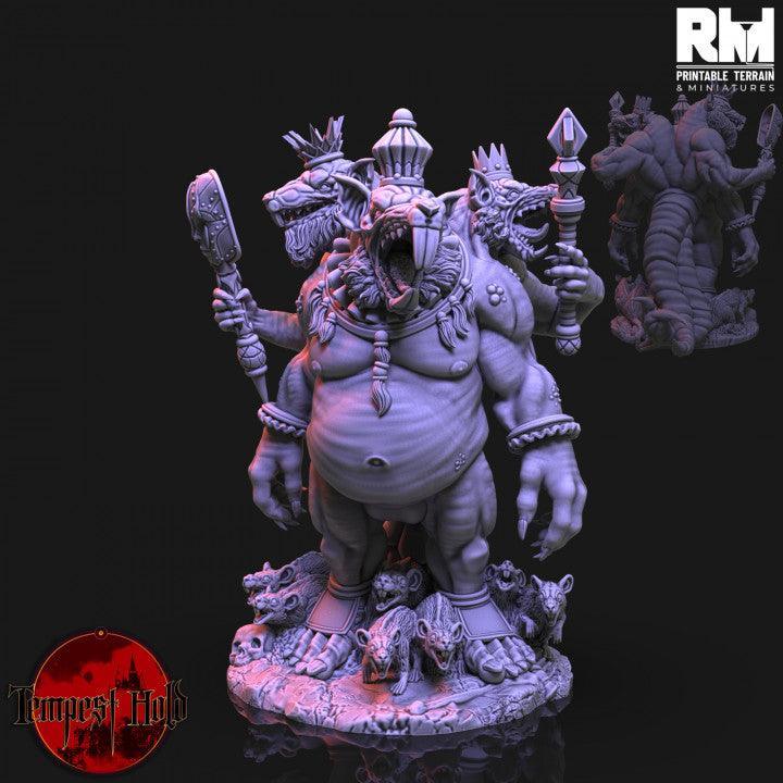 Rat King | 12K Resin Miniature for D&D & Warhammer AoS