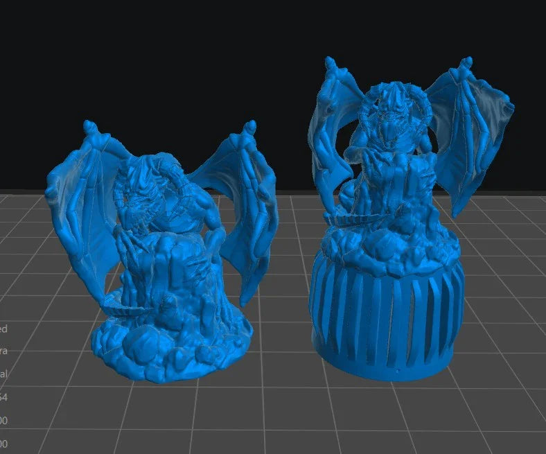 Black Dragon Cap | 12K Resin Dropper Bottle Holder for Vallejo & Army Painter