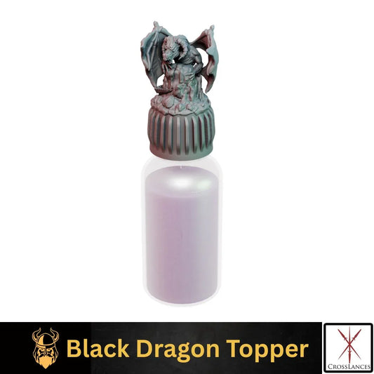 Black Dragon Cap | 12K Resin Dropper Bottle Holder for Vallejo & Army Painter