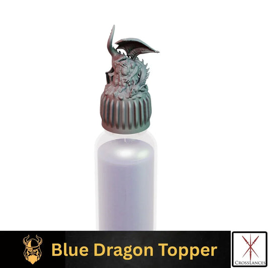 Blue Dragon Cap | 12K Resin Dropper Bottle Holder for Vallejo & Army Painter