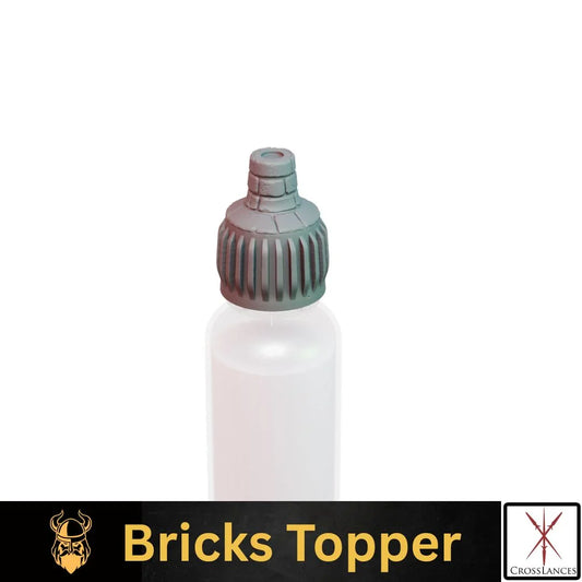 Bricks Cap | 12K Resin Dropper Bottle Holder for Vallejo & Army Painter