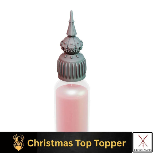 Christmas Tip Color Cap | 12K Resin Dropper Bottle Holder for Vallejo & Army Painter