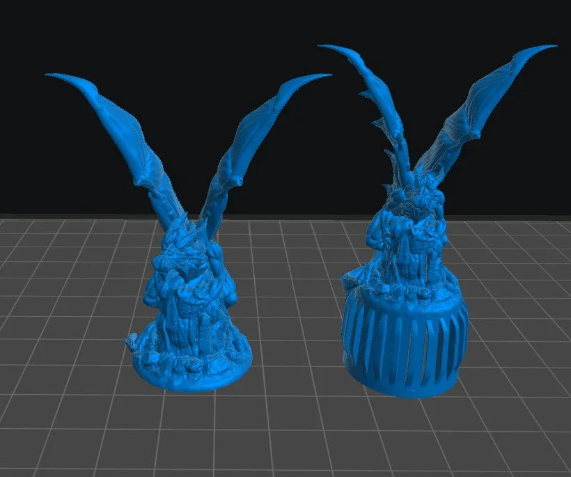 Copper Dragon Cap | 12K Resin Dropper Bottle Holder for Vallejo & Army Painter