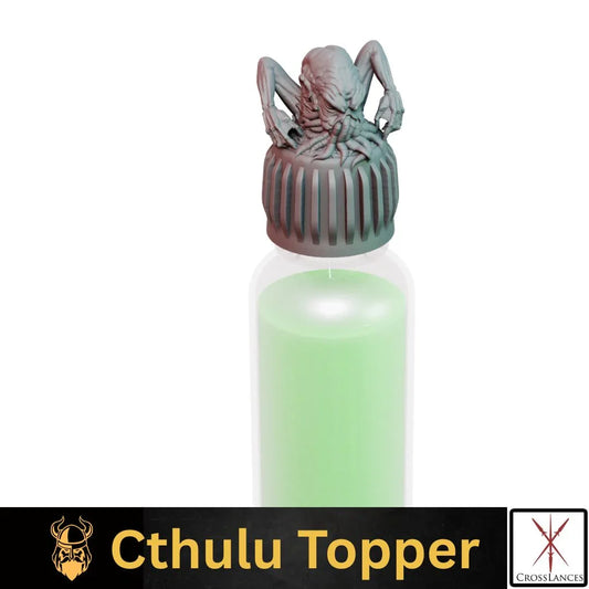 Cthulhu Cap | 12K Resin Dropper Bottle Holder for Vallejo & Army Painter