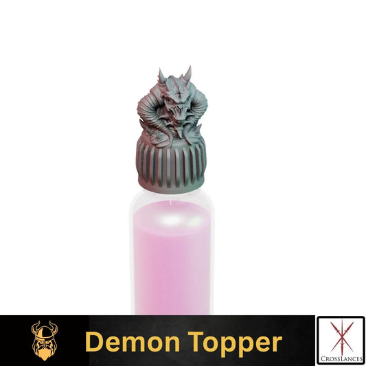 Demon Bottle Cap Toppers – Screw-On Resin Caps for Vallejo & Army Painter