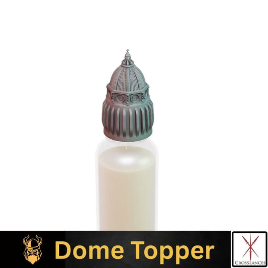 Dome Bottle Cap Toppers – Screw-On Resin Caps for Vallejo & Army Painter