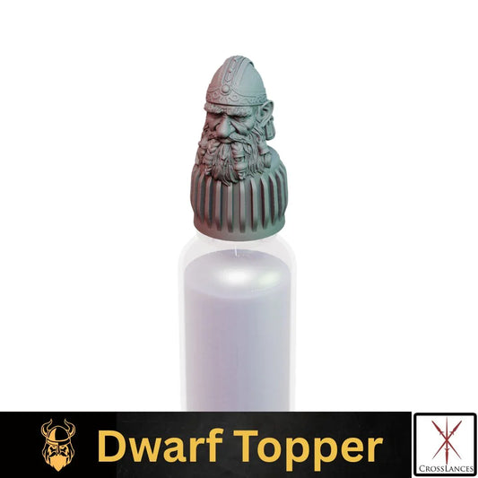 Dwarf Bottle Cap Toppers – Screw-On Resin Caps for Vallejo & Army Painter