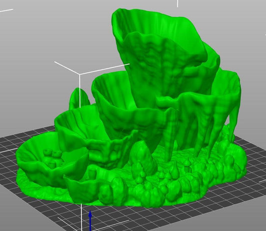 Exo-Planet Crag Pool A – Alien Terrain Set by RM Printables