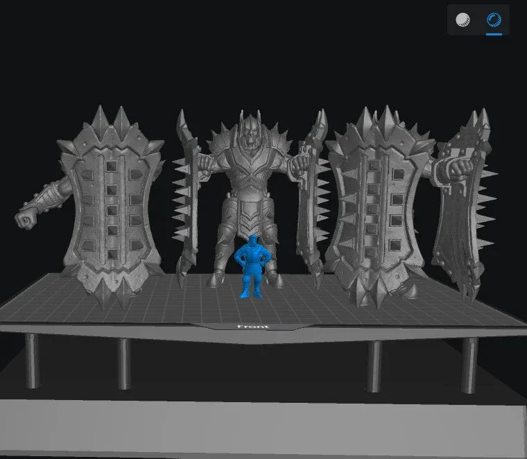 Fire Giant Dreadnoughts Set – 12K Resin Miniatures (With Bases) for D&D, Warhammer 40K & RPGs