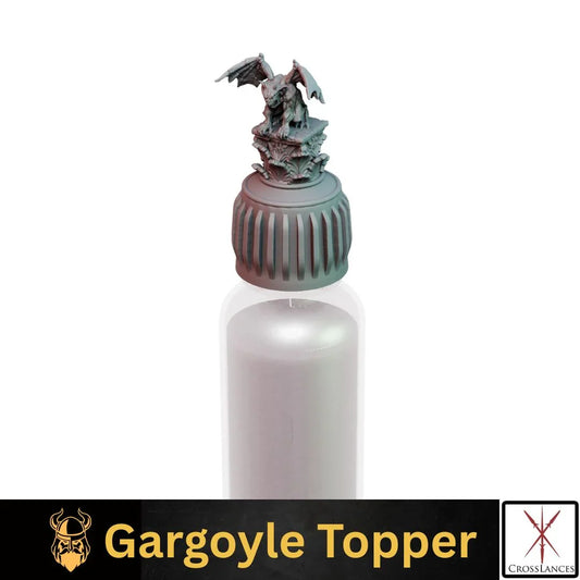 Gargoyle Bottle Cap Toppers – Screw-On Resin Caps for Vallejo & Army Painter