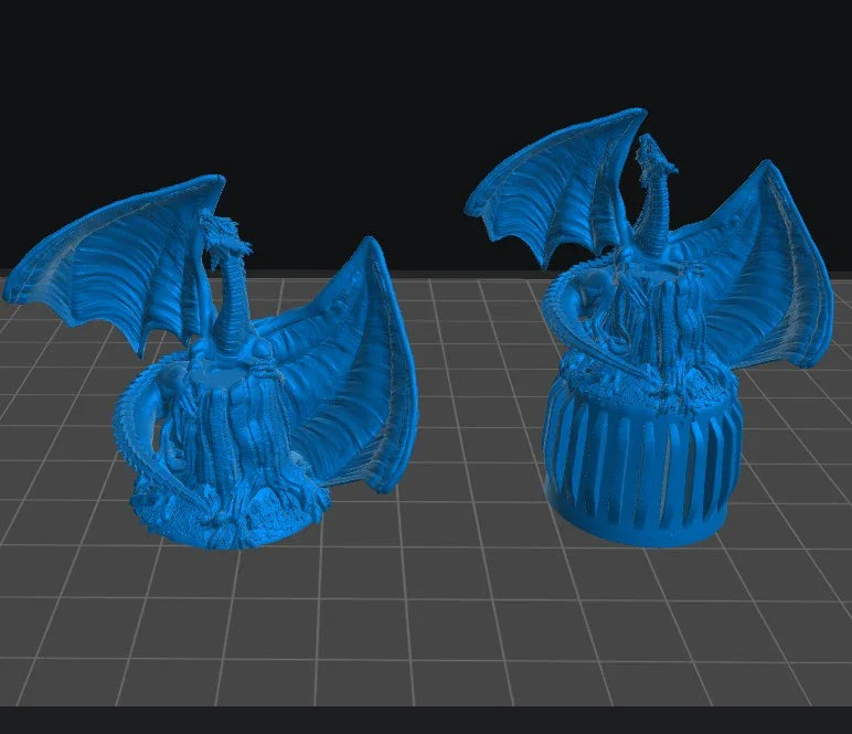 Green Dragon Cap | 12K Resin Dropper Bottle Holder for Vallejo & Army Painter