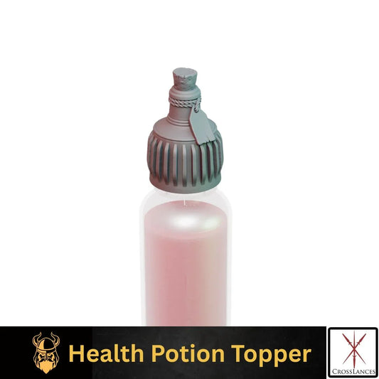 Health Potion Cap | 12K Resin Dropper Bottle Holder for Vallejo & Army Painter