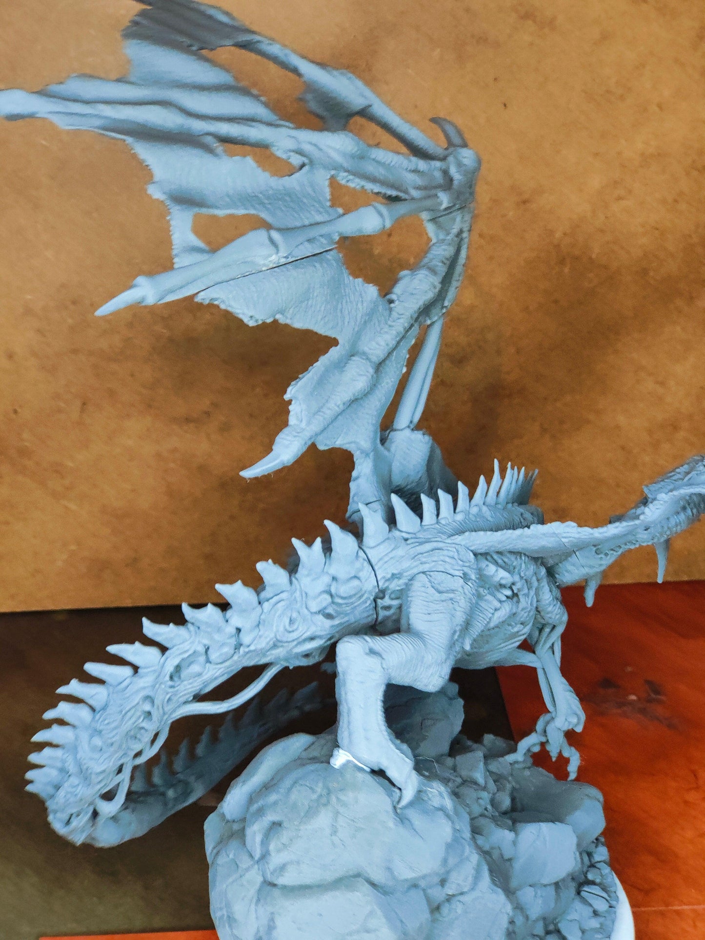 Undead Dragon | 12K Resin Miniature with Base for D&D, Warhammer AOS & RPGs