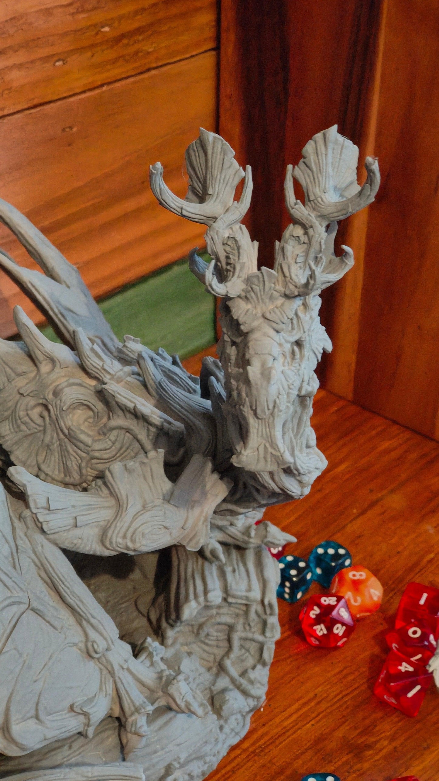 Elder Forest Dragon by RM Printables | 12K Resin Miniature for D&D, Warhammer AOS & RPGs