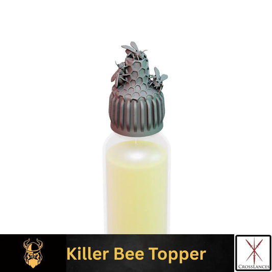 Killer Bee Cap | 12K Resin Dropper Bottle Holder for Vallejo & Army Painter