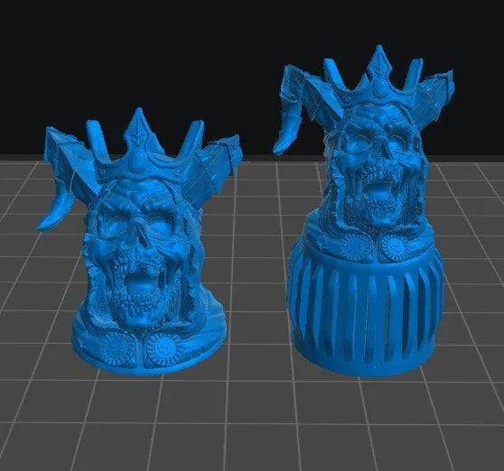 Lich Cap | 12K Resin Dropper Bottle Holder for Vallejo & Army Painter