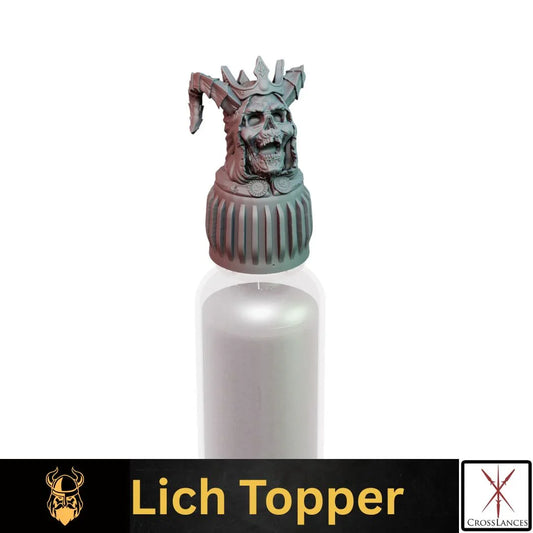 Lich Cap | 12K Resin Dropper Bottle Holder for Vallejo & Army Painter