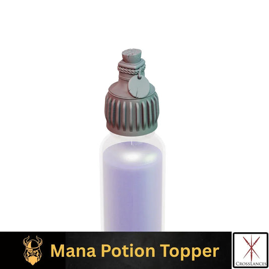 Mana Potion Cap | 12K Resin Dropper Bottle Holder for Vallejo & Army Painter
