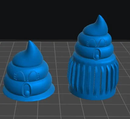 Poop Cap | 12K Resin Dropper Bottle Holder for Vallejo & Army Painter