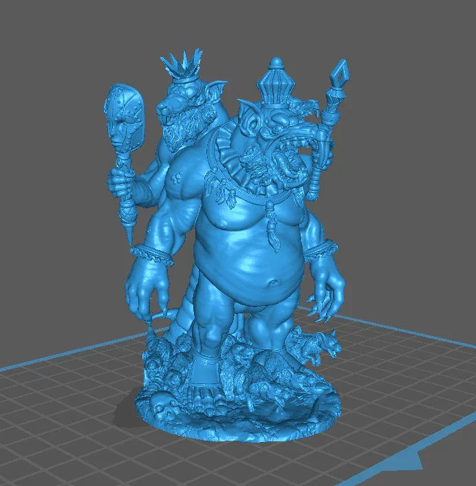 Rat King | 12K Resin Miniature for D&D & Warhammer AoS