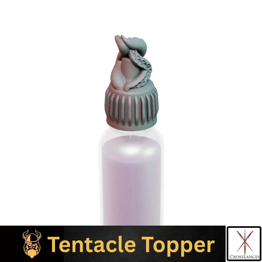 Tentacle Cap | 12K Resin Dropper Bottle Holder for Vallejo & Army Painter