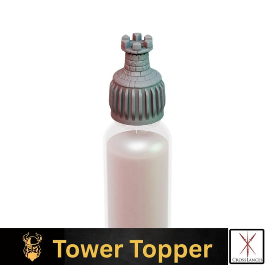 Tower Cap | 12K Resin Dropper Bottle Holder for Vallejo & Army Painter