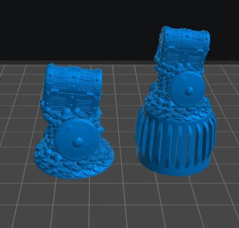 Treasure Cap | 12K Resin Dropper Bottle Holder for Vallejo & Army Painter