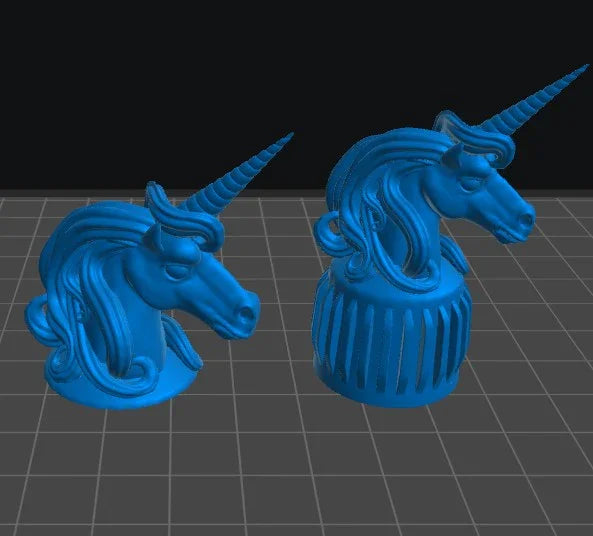 Unicorn Cap | 12K Resin Dropper Bottle Holder for Vallejo & Army Painter