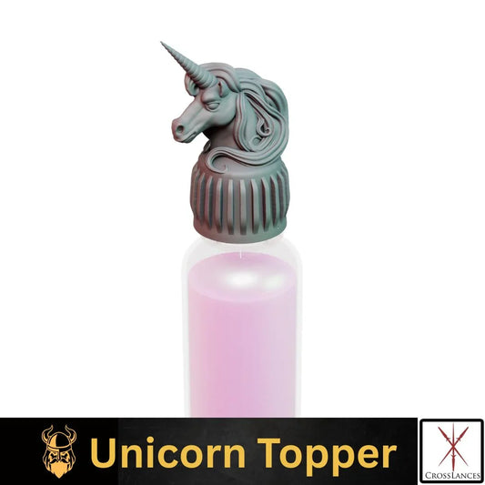 Unicorn Cap | 12K Resin Dropper Bottle Holder for Vallejo & Army Painter