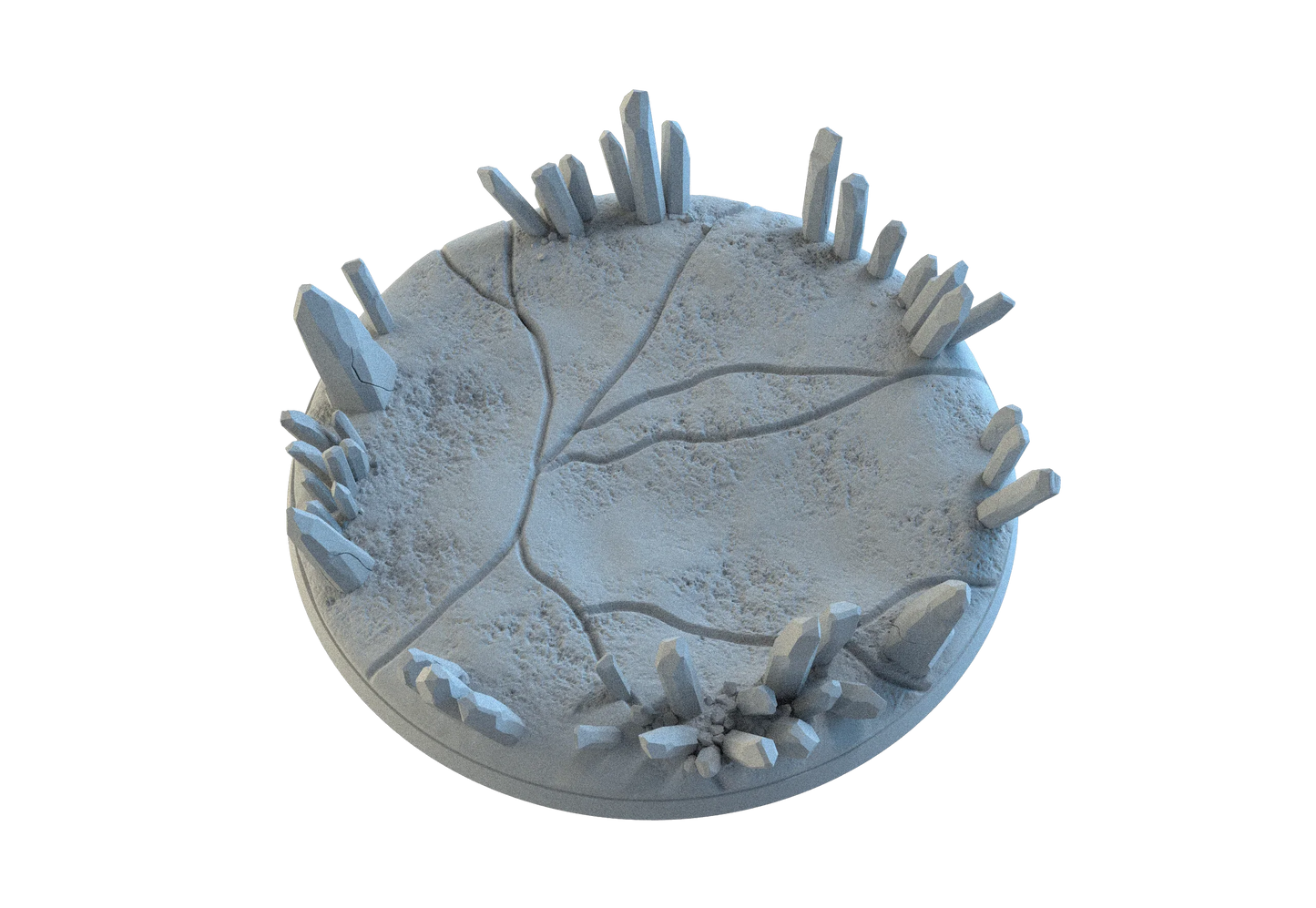 Crystal Circle Bases – Premium 12K Resin Fantasy/Sci-Fi Bases for Tabletop Gaming