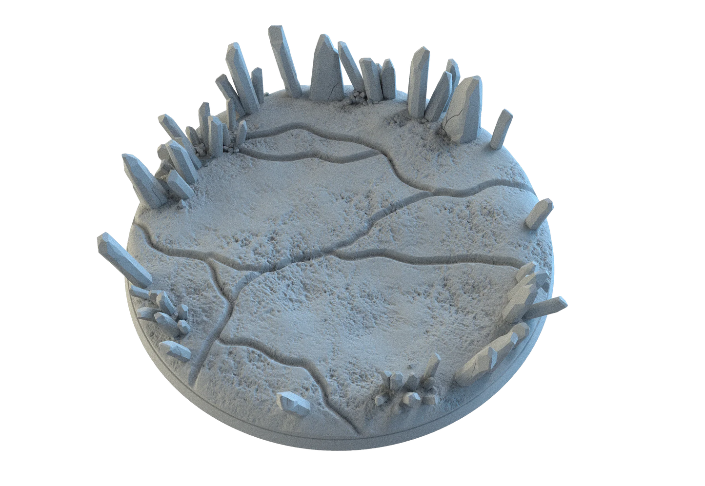 Crystal Circle Bases – Premium 12K Resin Fantasy/Sci-Fi Bases for Tabletop Gaming