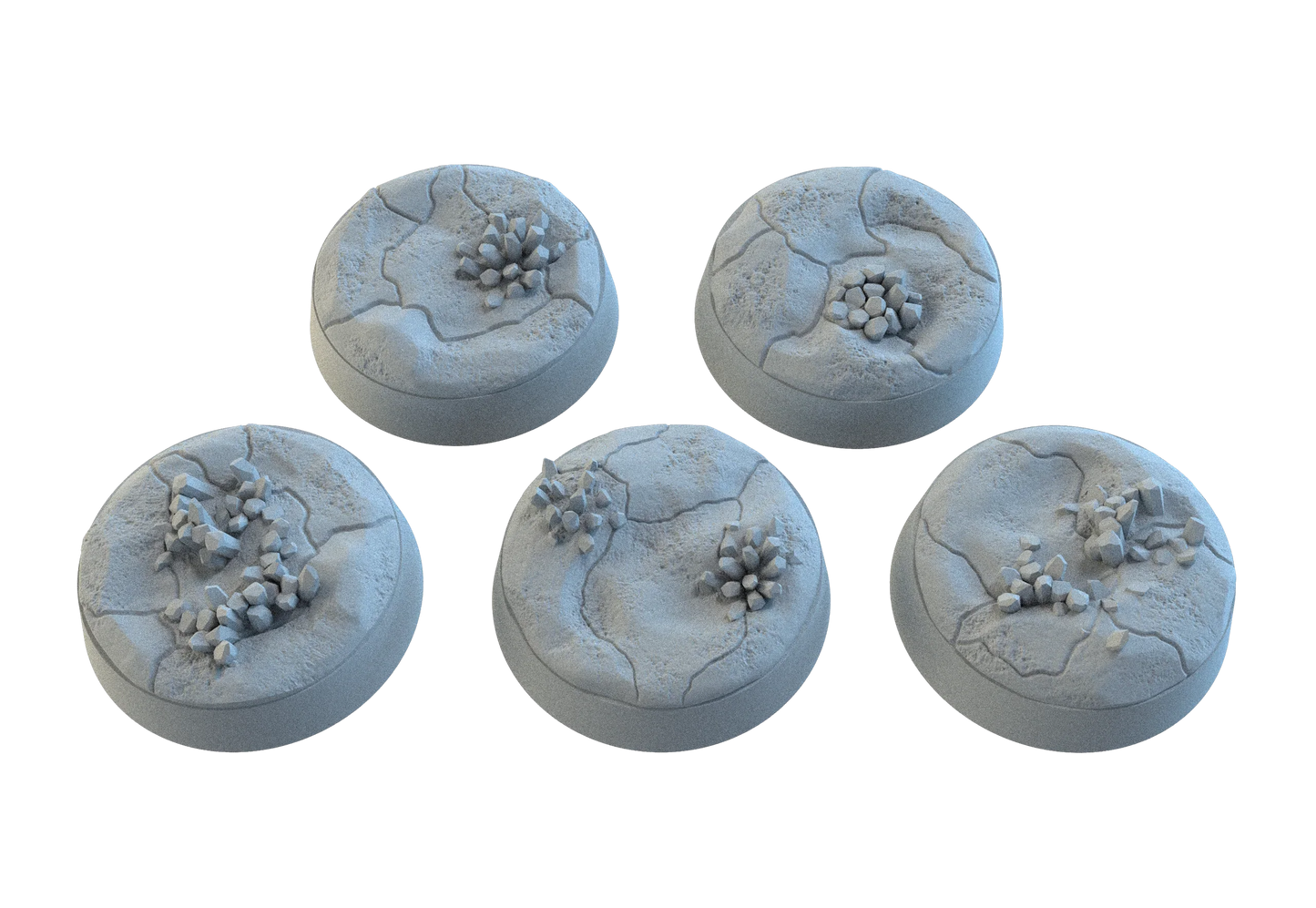 Crystal Circle Bases – Premium 12K Resin Fantasy/Sci-Fi Bases for Tabletop Gaming