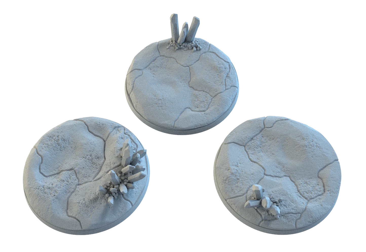 Crystal Circle Bases – Premium 12K Resin Fantasy/Sci-Fi Bases for Tabletop Gaming