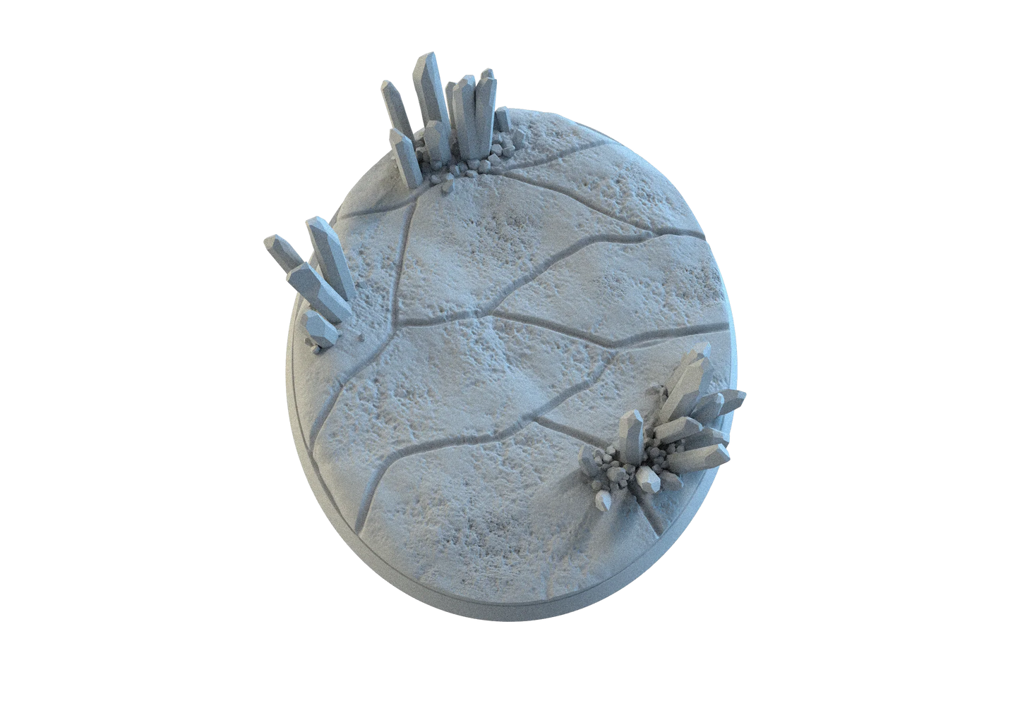 Crystal Oval Bases – Premium 12K Resin Fantasy/Sci-Fi Bases for Tabletop Gaming