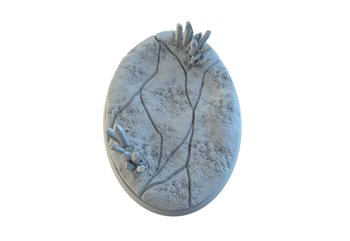 Crystal Oval Bases – Premium 12K Resin Fantasy/Sci-Fi Bases for Tabletop Gaming
