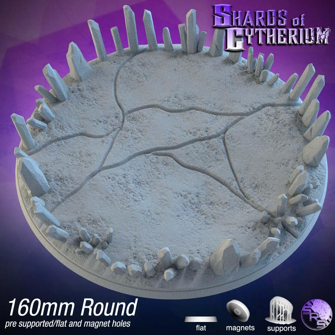 Crystal Circle Bases – Premium 12K Resin Fantasy/Sci-Fi Bases for Tabletop Gaming