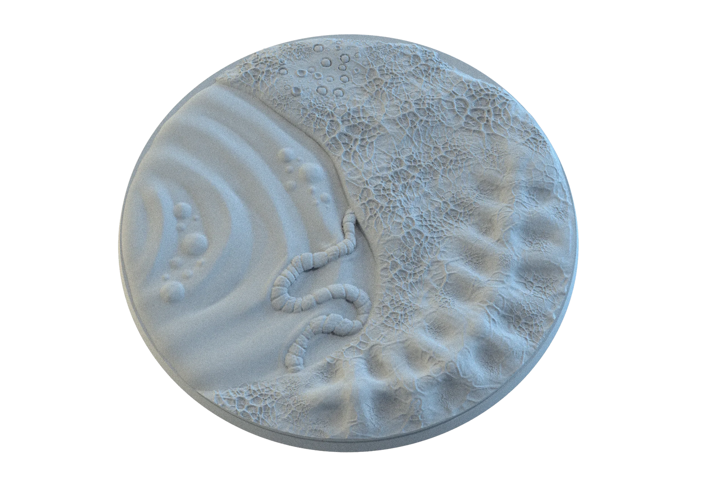 Diseased Circle Resin Bases | Nurgle Rot & Blight for Death Guard, Warhammer, D&D