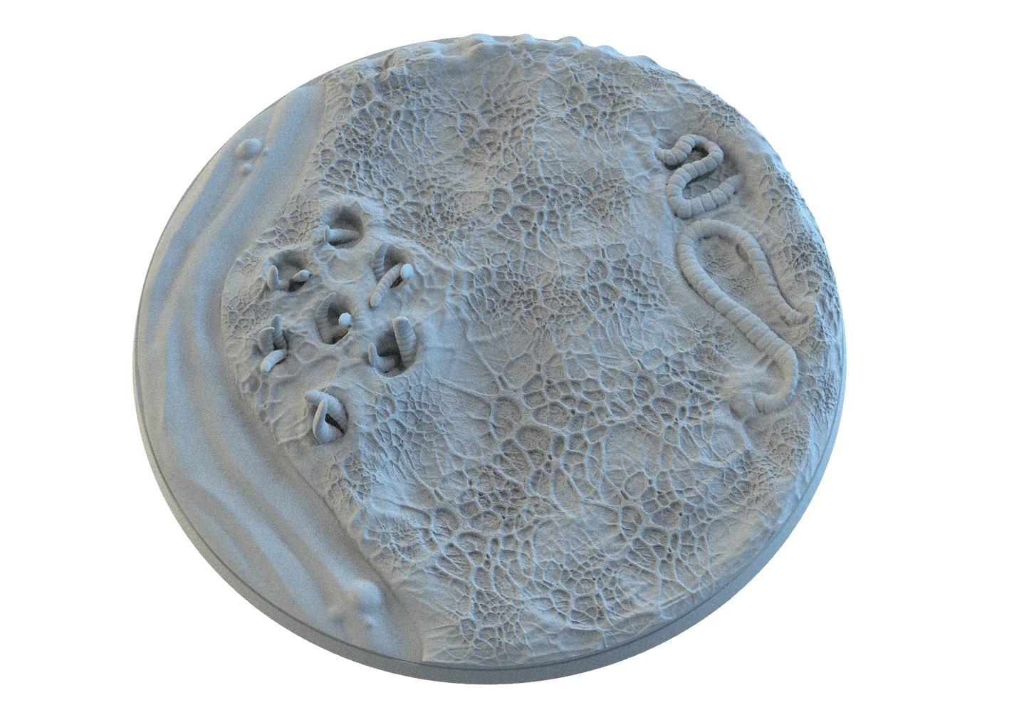 Diseased Circle Resin Bases | Nurgle Rot & Blight for Death Guard, Warhammer, D&D