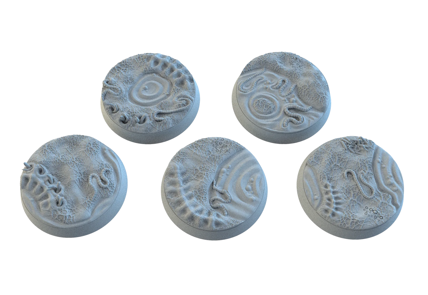 Diseased Circle Resin Bases | Nurgle Rot & Blight for Death Guard, Warhammer, D&D