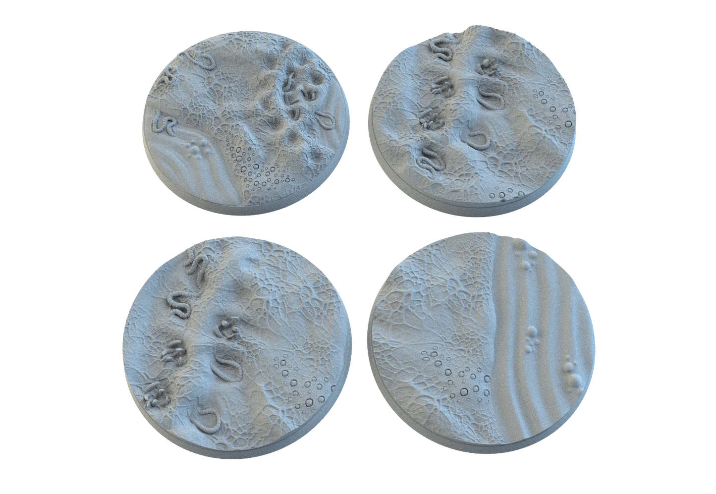 Diseased Circle Resin Bases | Nurgle Rot & Blight for Death Guard, Warhammer, D&D