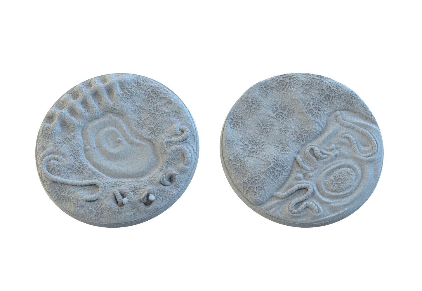 Diseased Circle Resin Bases | Nurgle Rot & Blight for Death Guard, Warhammer, D&D