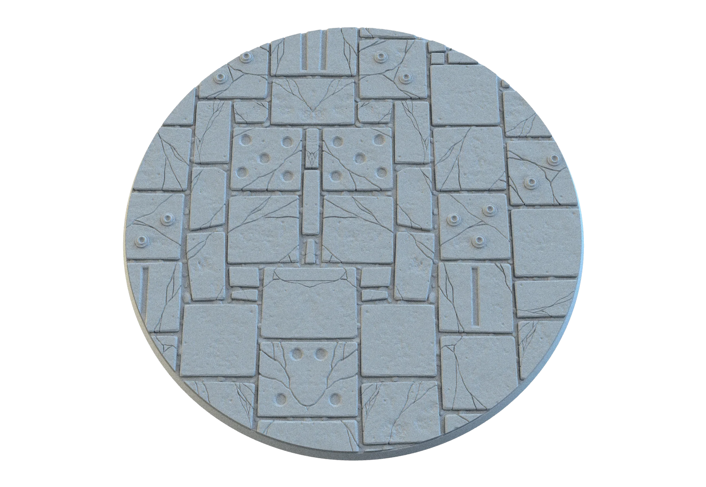 Dungeon Floor Circle Resin Bases | Ancient Stone for D&D, Pathfinder & RPGs