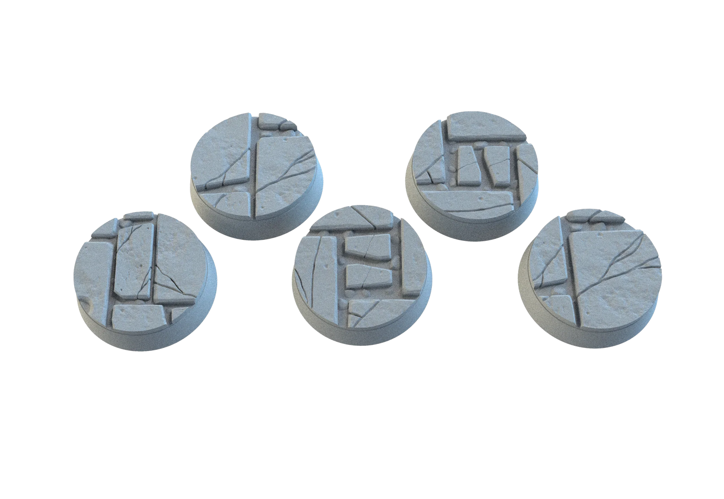 Dungeon Floor Circle Resin Bases | Ancient Stone for D&D, Pathfinder & RPGs