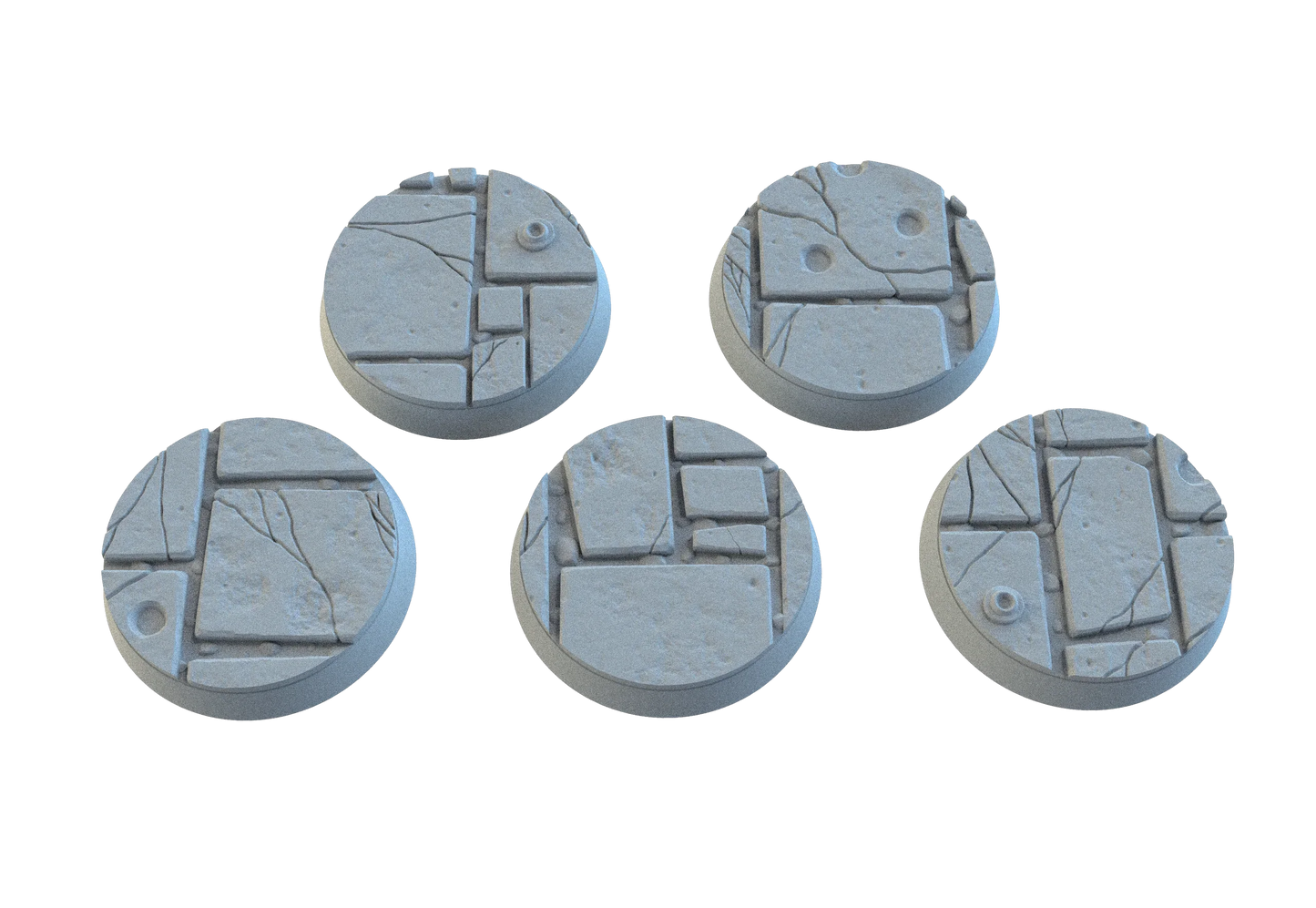 Dungeon Floor Circle Resin Bases | Ancient Stone for D&D, Pathfinder & RPGs
