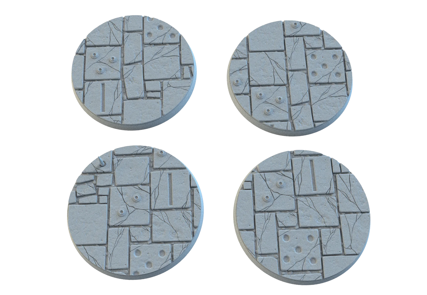 Dungeon Floor Circle Resin Bases | Ancient Stone for D&D, Pathfinder & RPGs
